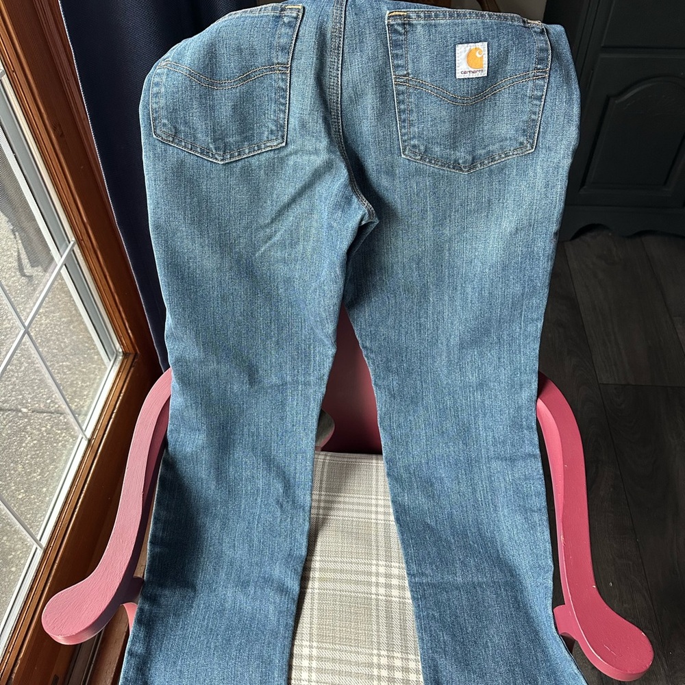 Carhartt Classic Blue Denim Pants - Picture 2 of 4
